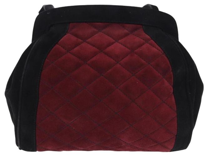 Bolsa de Ombro Salvatore Ferragamo Camurça Vermelha Ouro Auth 195204 Vermelho Dourado - vista 13