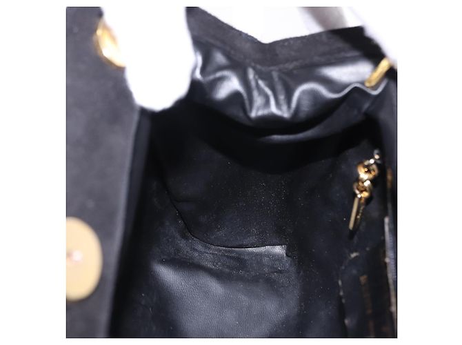 Bolsa de Ombro Salvatore Ferragamo Camurça Vermelha Ouro Auth 195204 Vermelho Dourado - vista 19