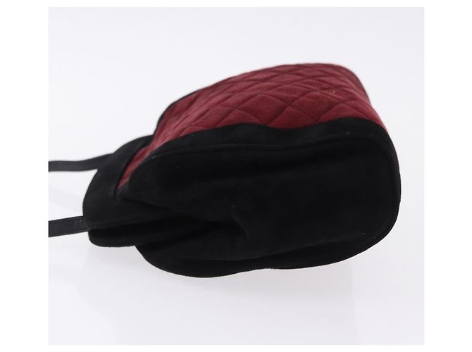 Bolsa de Ombro Salvatore Ferragamo Camurça Vermelha Ouro Auth 195204 Vermelho Dourado - vista 4