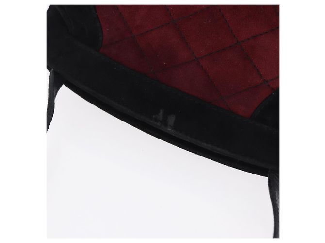 Bolsa de Ombro Salvatore Ferragamo Camurça Vermelha Ouro Auth 195204 Vermelho Dourado - vista 7