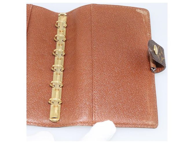 LOUIS VUITTON Monogram Agenda PM Day Planner Cover R20005 LV Auth gh2281 Monograma - vista 19