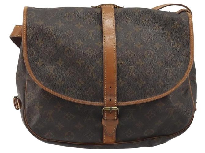 LOUIS VUITTON Monogram Saumur 35 Shoulder Bag M42254 LV Auth 189628 Monogramma - vista 2