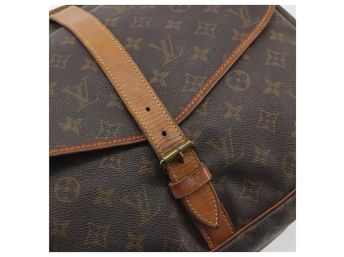 LOUIS VUITTON Monogram Saumur 35 Shoulder Bag M42254 LV Auth 189628 Monogramma - vista 23