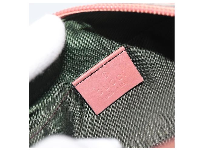 Bolso GUCCI GG Canvas Beige Silver 245947 Auth 191986 Plata - vista 9