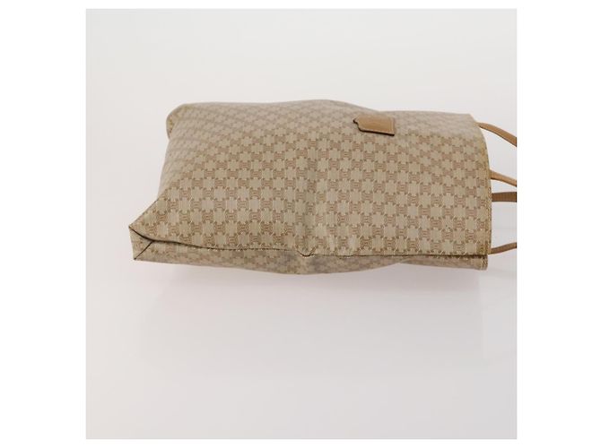 Céline CELINE Macadam Canvas Clutch Bag PVC Suede 4 Set Brown Beige blue Auth 191147 Marrone - vista 4