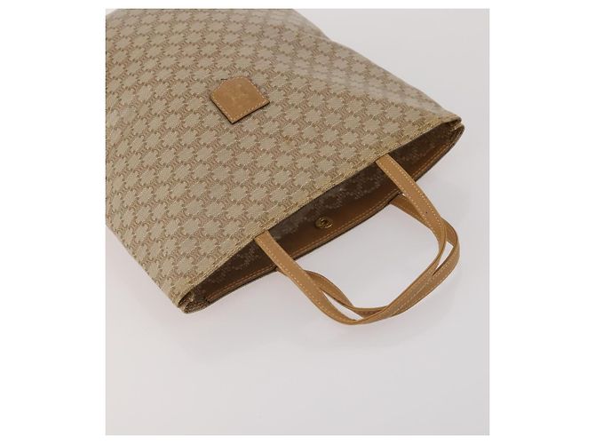 Céline CELINE Macadam Canvas Clutch Bag PVC Suede 4 Set Brown Beige blue Auth 191147 Marrone - vista 5