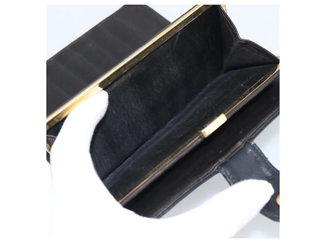 Portafoglio CHANEL Caviar Skin 2 Set Black CC Auth bs36692 Nero - vista 8