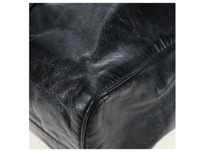 Borsa a mano Miu Miu in pelle 2way Nero Oro Auth am12097SAV D'oro - vista 16