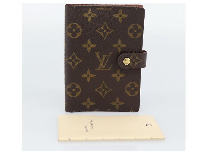 LOUIS VUITTON Monogram Agenda PM Day Planner Cover R20005 LV Auth BA14730 Monograma - vista 12