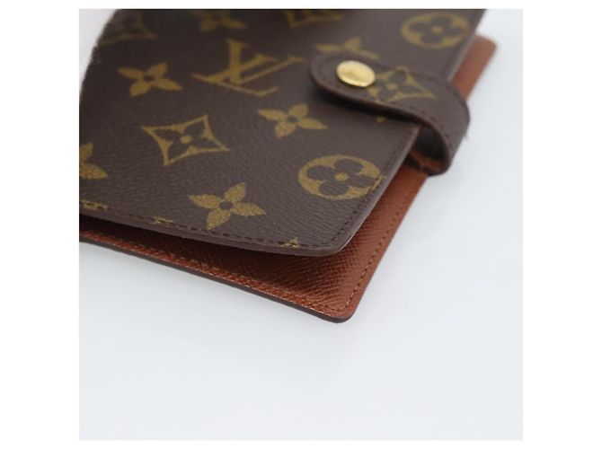 LOUIS VUITTON Monogram Agenda PM Day Planner Cover R20005 LV Auth BA14730 Monograma - vista 7