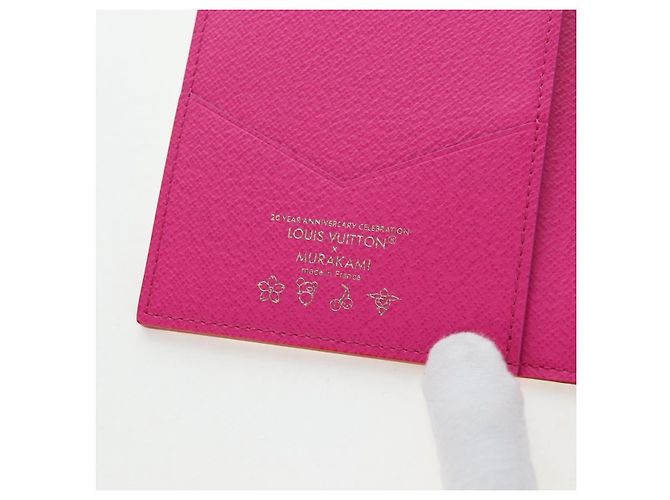 LOUIS VUITTON Multicolor Couverture Passport Case White M14178 Auth 193868SM Weiß - Ansicht 18