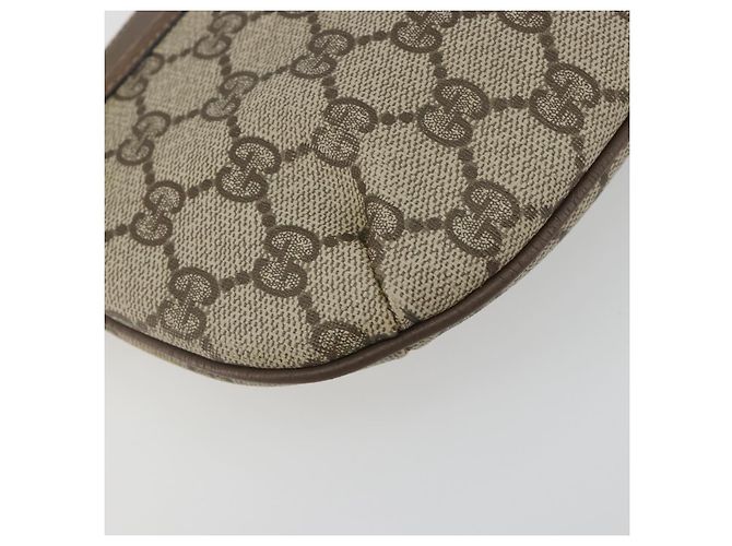 Borsa a Tracolla GUCCI GG Supreme PVC Pelle Beige 904 02 020 Auth ka5570 - vista 14