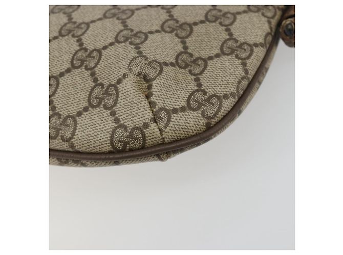 Borsa a Tracolla GUCCI GG Supreme PVC Pelle Beige 904 02 020 Auth ka5570 - vista 15