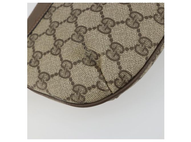 Borsa a Tracolla GUCCI GG Supreme PVC Pelle Beige 904 02 020 Auth ka5570 - vista 16