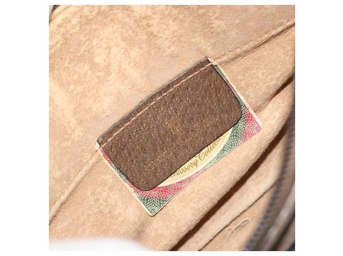 Borsa a Tracolla GUCCI GG Supreme PVC Pelle Beige 904 02 020 Auth ka5570 - vista 18