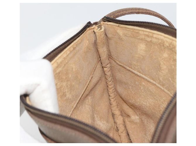 Borsa a Tracolla GUCCI GG Supreme PVC Pelle Beige 904 02 020 Auth ka5570 - vista 20