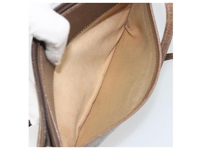 Borsa a Tracolla GUCCI GG Supreme PVC Pelle Beige 904 02 020 Auth ka5570 - vista 21