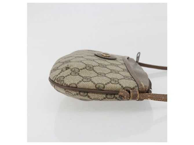Borsa a Tracolla GUCCI GG Supreme PVC Pelle Beige 904 02 020 Auth ka5570 - vista 3