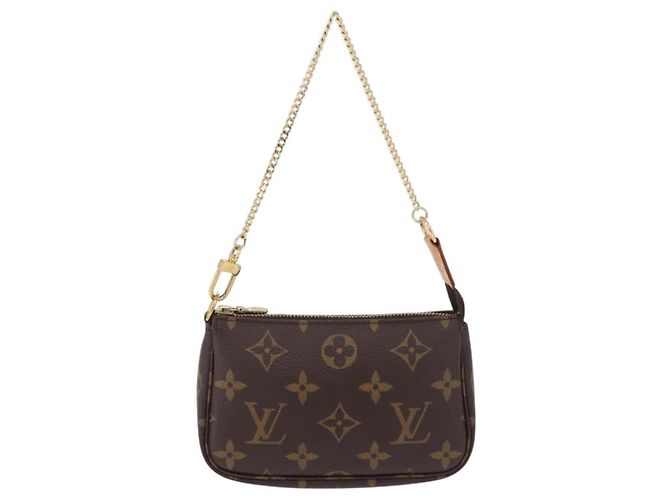 LOUIS VUITTON Monogram Mini Pochette Accessoires Pouch M58009 LV Auth BA14705V Monogramm - Ansicht 13