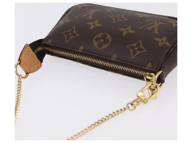 LOUIS VUITTON Monogram Mini Pochette Accessoires Pouch M58009 LV Auth BA14705V Monogramm - Ansicht 6