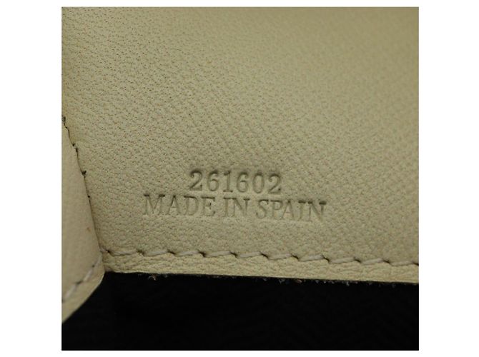 Bolsa de Ombro LOEWE Gundam em Couro Beige Red Auth 167470M - vista 12