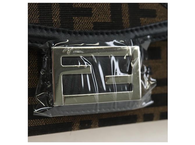 FENDI x FRGMT x POKEMON Soft Trunk Brown Silver 7VA565 Auth 167466SM Braun Silber - Ansicht 25