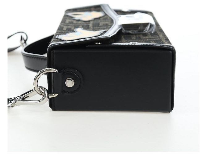FENDI x FRGMT x POKEMON Soft Trunk Brown Silver 7VA565 Auth 167466SM Braun Silber - Ansicht 3