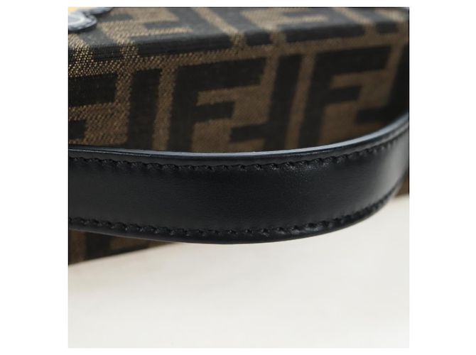 FENDI x FRGMT x POKEMON Soft Trunk Brown Silver 7VA565 Auth 167466SM Braun Silber - Ansicht 8