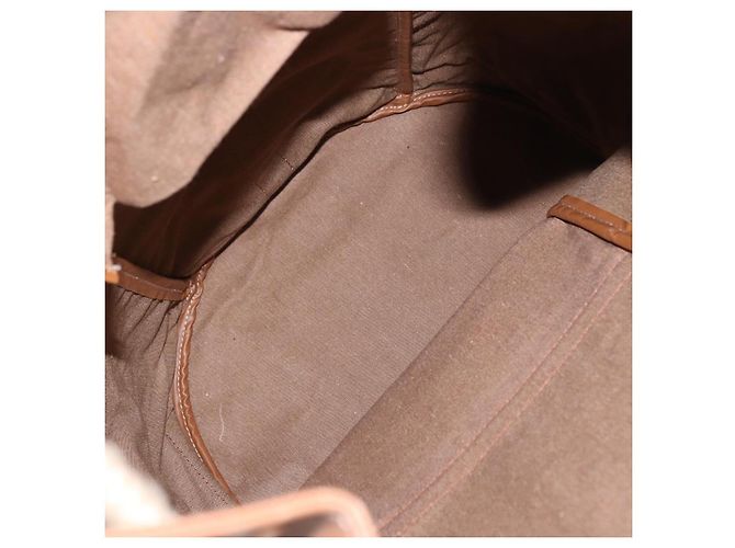 Borsa a tracolla Christian Dior Honeycomb Canvas PVC Beige Auth 191990 - vista 12