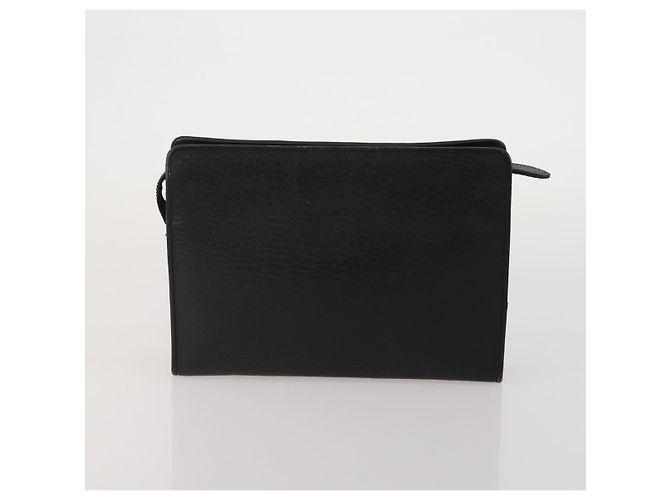 Borsa a Pochette Burberrys Nova Check Nylon Pelle Canvas 6 Set Beige Auth 190007 Nero - vista 14