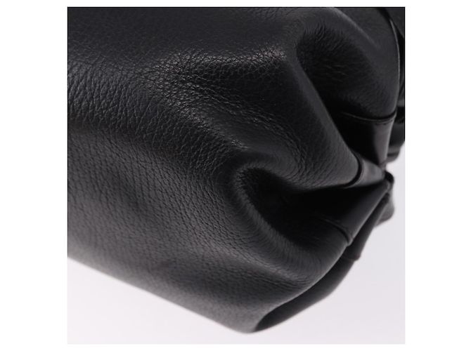 Borsa a tracolla GUCCI in pelle nera e oro 007 115 5770 Auth 192525 Nero D'oro - vista 16