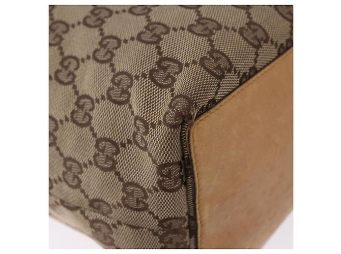 Borsa Tote GUCCI GG Canvas Beige Tono Oro 002 1098 Auth gh2244 - vista 15