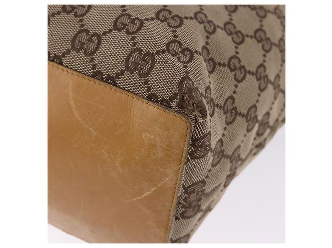 Borsa Tote GUCCI GG Canvas Beige Tono Oro 002 1098 Auth gh2244 - vista 16