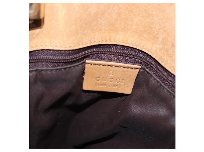 Borsa Tote GUCCI GG Canvas Beige Tono Oro 002 1098 Auth gh2244 - vista 17