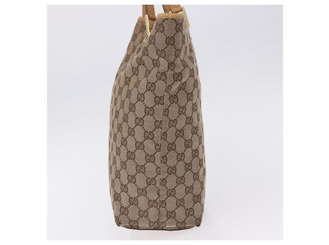 Borsa Tote GUCCI GG Canvas Beige Tono Oro 002 1098 Auth gh2244 - vista 3