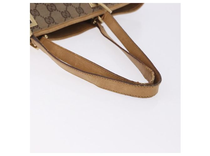 Borsa Tote GUCCI GG Canvas Beige Tono Oro 002 1098 Auth gh2244 - vista 7