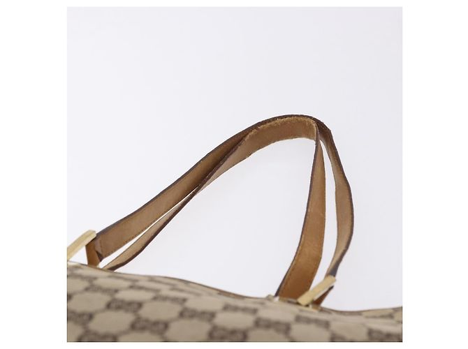 Borsa Tote GUCCI GG Canvas Beige Tono Oro 002 1098 Auth gh2244 - vista 8