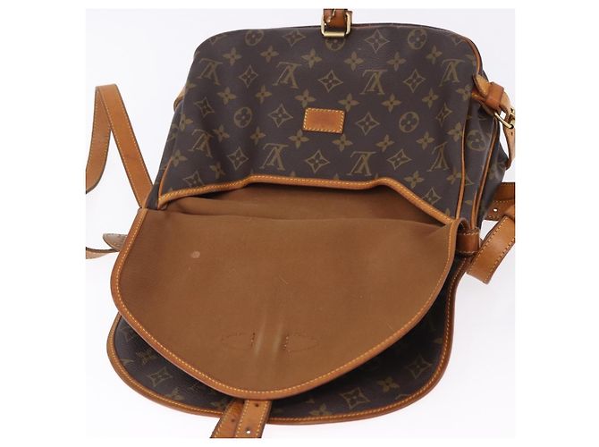 Borsa a tracolla LOUIS VUITTON Monogram Saumur 30 M42256 LV Auth ka5561 Monogramma - vista 10