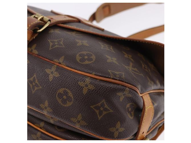 Borsa a tracolla LOUIS VUITTON Monogram Saumur 30 M42256 LV Auth ka5561 Monogramma - vista 15