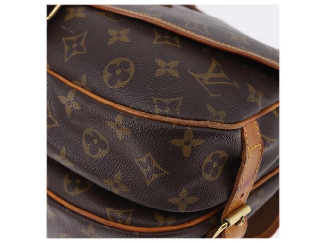 Borsa a tracolla LOUIS VUITTON Monogram Saumur 30 M42256 LV Auth ka5561 Monogramma - vista 17