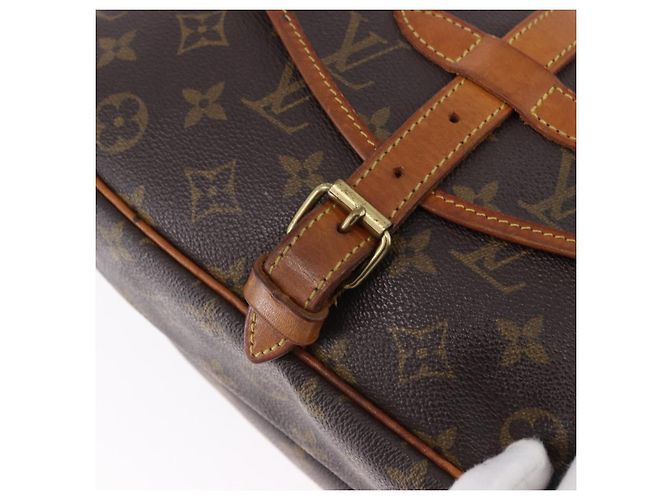 Borsa a tracolla LOUIS VUITTON Monogram Saumur 30 M42256 LV Auth ka5561 Monogramma - vista 19