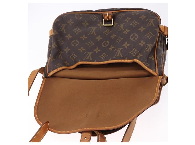 Borsa a tracolla LOUIS VUITTON Monogram Saumur 30 M42256 LV Auth ka5561 Monogramma - vista 23