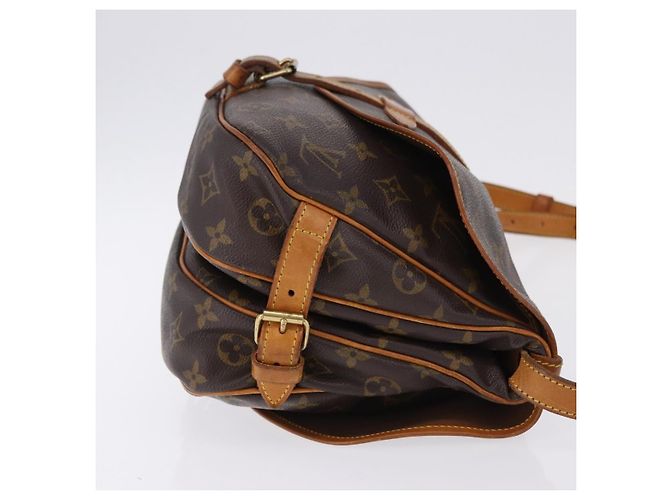 Borsa a tracolla LOUIS VUITTON Monogram Saumur 30 M42256 LV Auth ka5561 Monogramma - vista 3