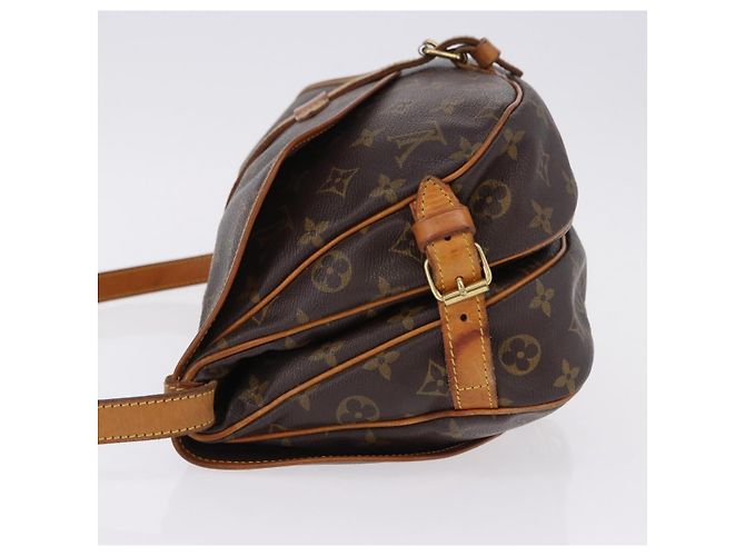 Borsa a tracolla LOUIS VUITTON Monogram Saumur 30 M42256 LV Auth ka5561 Monogramma - vista 4