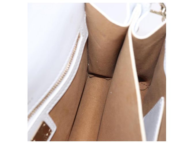 Borsa a tracolla MCM Vicetos in pelle marrone e oro Auth ka5518A - vista 18