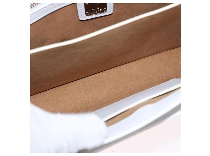 Borsa a tracolla MCM Vicetos in pelle marrone e oro Auth ka5518A - vista 20
