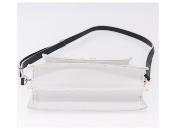 Borsa a tracolla MCM Vicetos in pelle marrone e oro Auth ka5518A - vista 5