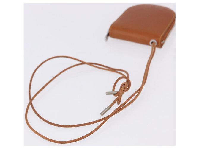 LOUIS VUITTON Nomad Neck Wallet Brown LV Auth 195616V Marrone - vista 7