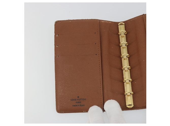 LOUIS VUITTON Monogram Agenda PM Day Planner Cover R20005 LV Auth 191989 Monogramma - vista 19