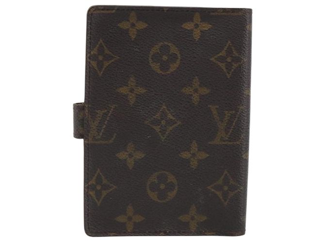LOUIS VUITTON Monogram Agenda PM Day Planner Cover R20005 LV Auth 191989 Monogramma - vista 2